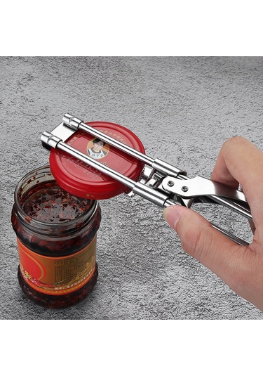 Tenfowee Çelik Çekirdek Açıcı, Çay Kutusu Açıcı, Meyve Reçeli Açıcı - Çok Fonksiyonlu, Kaymazsız Ev Gereci, Kullanımı Kolay, Evde Kullanımı İçin Mükemmel Gri