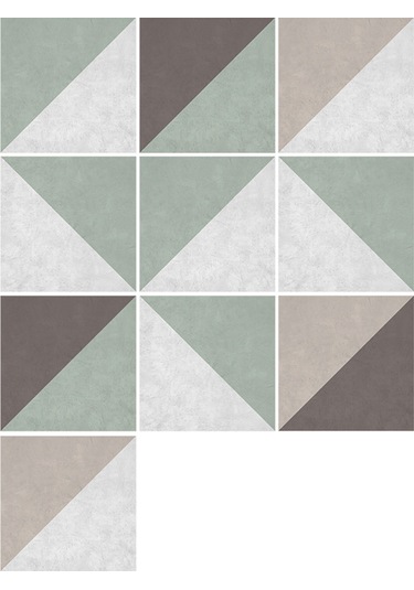 Skycity 20x20cm Pvc Otomatik Yapışkan Medenî Avrupalı Stilleri Duvar Çini Sticker, 10 Adet Paket, Kolay Uygulama Ve Kaldırma, Ev Dekoru İçin