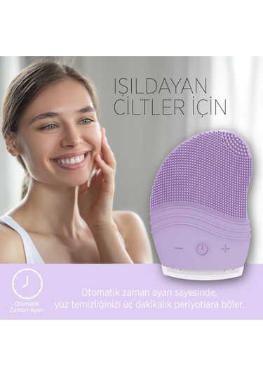 Polosmart Psc03 Sonic Titreşimli Yüz Temizleme Cihazı - Mor