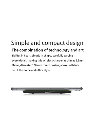 Monyee X251-b Kablosuz Şarj Cihazı: 7.5w/10w Hızlı Şarj, /samsung Uyumlu, Taşınabilir Tasarım