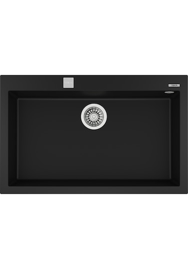 Teka Forsquare 72.40 Tg Tek Hazneli Tegranite+ Eviye - Siyah - 115230000