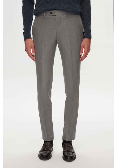 Twn Gri Gabardin Kumaş Pantolon 3ef03hc083451 Gri