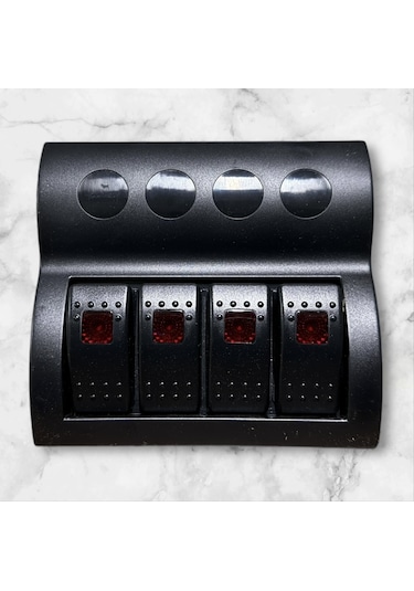 Panel Tekne 4,lü Switch Paneli