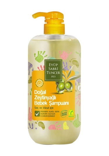 Eyüp Sabri Tuncer Bebek Şampuanı Zeytinyağlı 600 ml