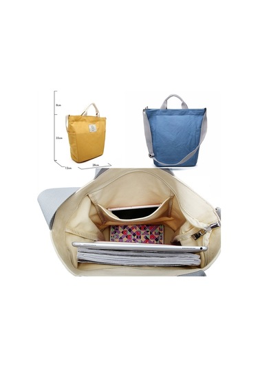 Omuz Çantası Kadın Saplı Kanvas Çanta 001