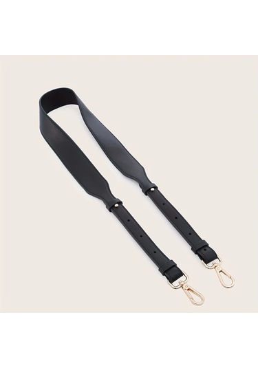 Fochsia 1 Adet Kadınlar İçin Minimalist Klasik Yapay Deri Ayarlanabilir Çanta Kayışı Brown Gümüş Toka