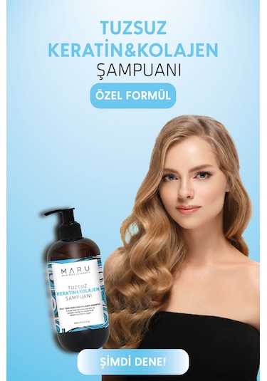 Maru Tuzsuz Kolajen Ve Keratin İçerikli Besleyici Şampuan 250 Ml