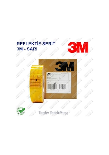Reflektıf Serıt 3M Diamond Grade™ 983 Sarı 55Mm 50 Metre