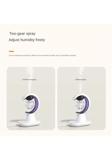 Springsun Evcil Sessiz Uçucu İlaçlı Nemlendirici: Uyku Odası İçin Anti-atkı, Islaklık Ve Sıcak Gece Lambası 3'ü Bir Arada Usb Girdili