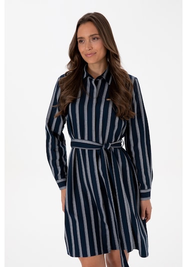 U.s. Polo Assn. Kadın Lacivert Elbise Dokuma 50316604-vr033 Lacivert