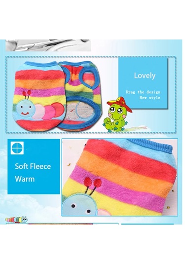 Sevimli Köpek Giysileri Kış Yelek Küçük Köpekler Kediler Için Sıcak Evcil Pembe L For 3.5-4.5 Kg