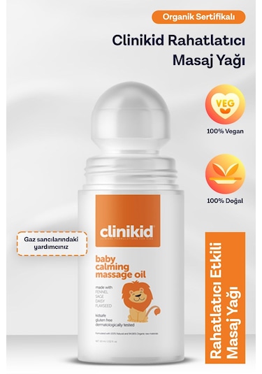 Clinikid Rahatlatıcı Masaj Yağı 60 ML