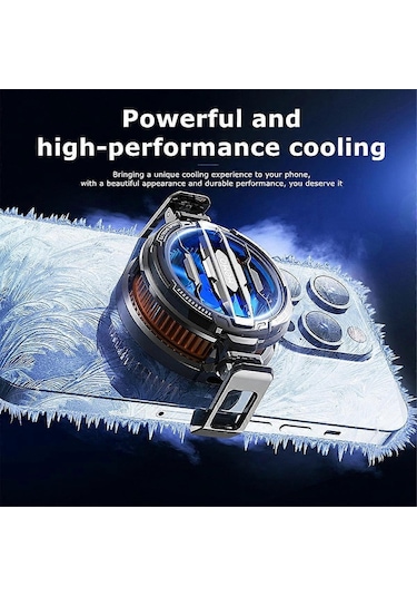 Memo Cx07 15w Manyetik & Arka Klipsli Android Oyun Ve Pubg İçin Yarı İletken Telefon Soğutucu