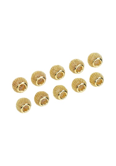 Maiyame Viking Sakal Boncukları 10 Adet - Metal Gövde Klasik Desen - Sakal Ve Saç Süslemeleri İçin Dıy Aksesuarlar