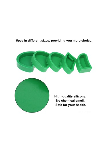 Samdoo 5 Adet/set Diş Plaster Kalıbı, Silikon Materyal, Farklı Boyutlar, Diş Laboratuvarı Kullanıma Uygun, Temiz Ve Sağlıklı Saklama Çok Renkli