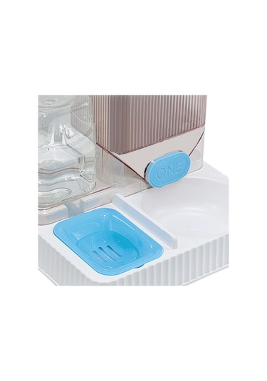 Suntek Otomatik Kedi Tiryakisi Besleyici Pet İçme Kasesiz-mavi