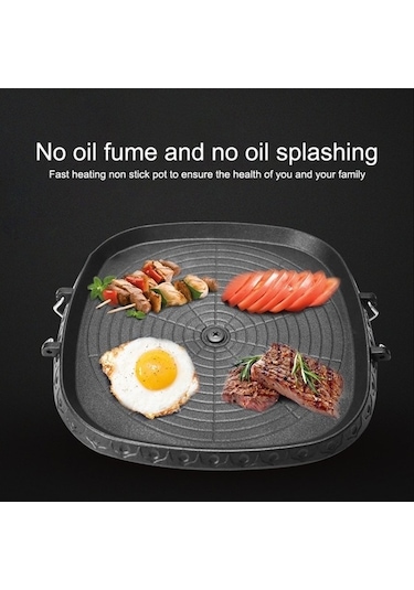 Wondernest Aotu At6353 Dış Mekan Barbekü Kare Tabağı Çok Renkli Dayanıklı Çok Renkli