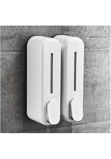 Sarı-300ml Duvara Monte El Jeli Dağıtıcı Manuel Sabunluk Sıvı Kapları El Alışveriş Merkezleri Hastaneler İçin Banyo Aksesuarları