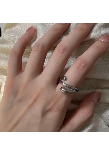 Happy Smile Face Love Wear Combination Ring, Color: J3522 Çok Renkli