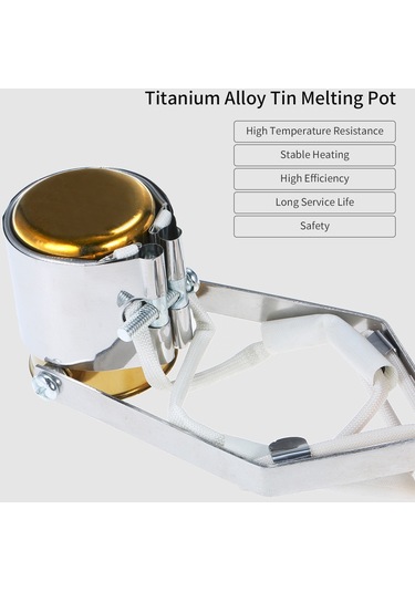 Hallow 380w Titanium Alaşım Teneke Fırın Sıcaklık Ayarlanabilir