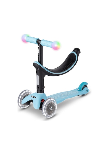 Micro Mini2grow Deluxe Magic 3 Tekerlekli Scooter Led Blue