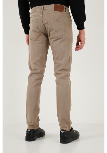 Buratti Streç Pamuklu Slim Fit Normal Bel Dar Paça Jeans Erkek Kot Pantolon 1115C24Napoli Bej Buratti Streç Pamuklu Slim Fit Normal Bel Dar Paça Jeans Erkek Kot Pantolon 1115C24Napoli Bej