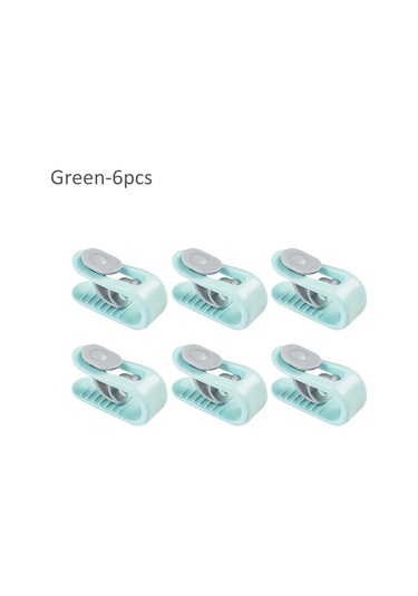 Aubyhe 6 Adet Mor Yorgan Döşeme Sabitleyici: İğnesiz, Kaymazsız, Görünmez Abs Plastiği Ev Evcil Hayvan Uyku Tutan Klip