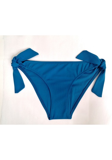 Deep Beach Db20008ba 001 Petrol Yandan Bağcıklı Bikini Altı