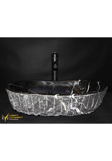 Toros Siyah Dışı Dikey Patlatma Dizayn Lavabo