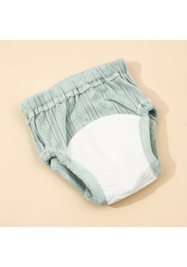 Maxaccess Yıkanabilir Pastel Bebek Bezleri - M Beden 19.84-24.25 Lb 6 Adet Mavi - Yeşil - Beyaz