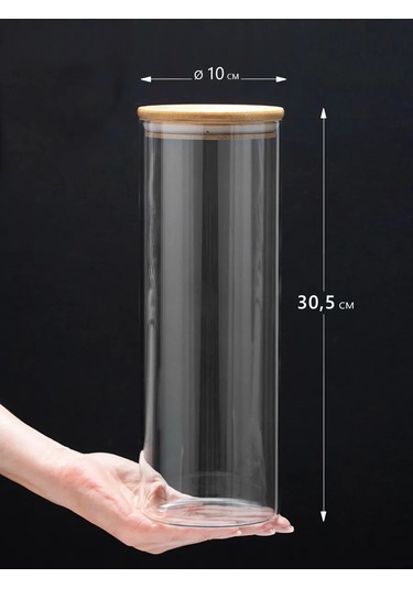 Allbest Ahşap Kapaklı Cam Kavanoz, 100 Ml, 2 Adet Set 329822033