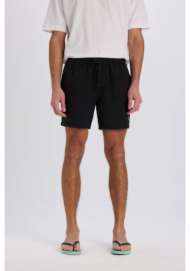 Defacto File Astarlı Kısa Boy Deniz Şortu N0131az25hsbk27 Siyah Defacto File Astarlı Kısa Boy Deniz Şortu N0131az25hsbk27 Siyah