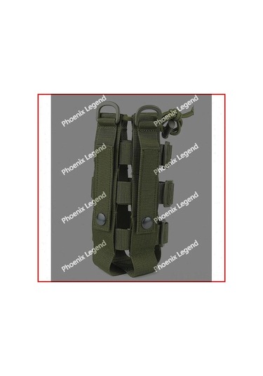 Mufunye Yeşil Askeri Kettle Çantası - Dikişli Çanta, Dış Mekan Dağıtımı, Dağcılık Aksesuarı, Omuz Kayışı İle Yeşil