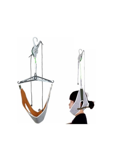 Kapı Süspansiyon Tipi Boyun Koruyucu Sedye Taşınabilir Asılı Servikal Çekiş Cihazı İle