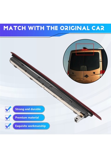 Leasetake Mercedes Sprinter / Crafter 2006-2019 İçin Led Arka Yüksek Fren Arka Işık Lambası 3. Üçüncü Fren Durdurma Lambası