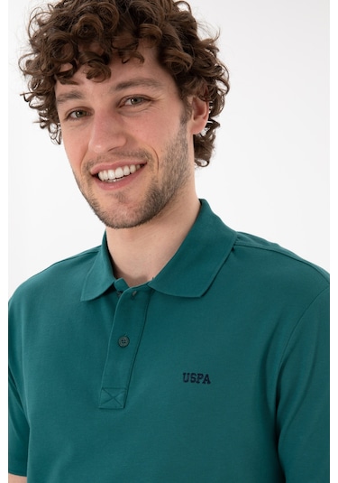 U.S. Polo Assn. Erkek Regular Fit Polo Yaka Koyu Yeşil Basic Tişört 50306007-VR101 U.S. Polo Assn. Erkek Regular Fit Polo Yaka Koyu Yeşil Basic Tişört 50306007-VR101
