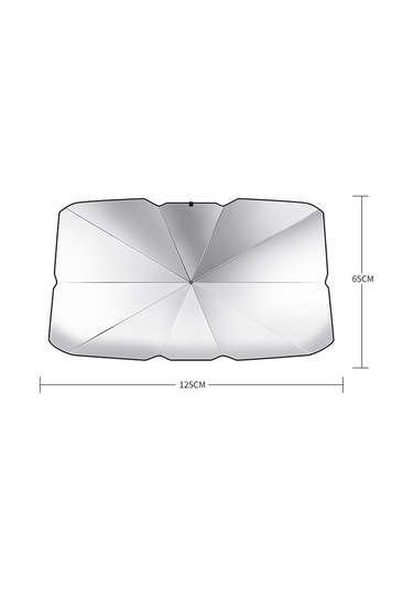 Getfit Sbt-5024 Katlanabilir Ön Cam Güneşlik Uv Işınlarını Engelleyen Şemsiye Araba Ön Camı Içi