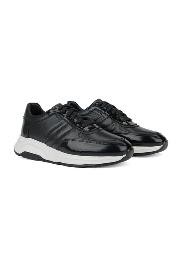 Ziya Erkek Hakiki Deri Günlük Sneaker 161983z789 Siyah 161983z789 000 40