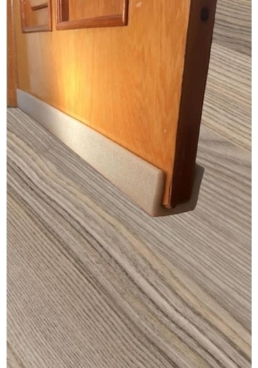 Geçmeli Kapı Altı Isı Yalıtım Süngeri Eşik Süngeri (6 Adet) Beyaz