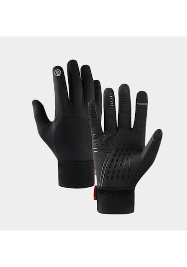 Stavye Soğuk Rüzgar Geçirmez Suya Dayanlıklı Dokunmatik Parmak Motosiklet Kayak Eldiveni