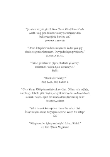 Gece Yarısı Kütüphanesi - Matt Haig - Domingo Yayınevi