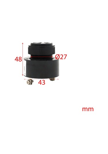 Mesan Ø28 Pano Montaj Buzzer Kesik Ses Terminal & Vida 220Vac/Dc Ms 1210.220Vac/Dc