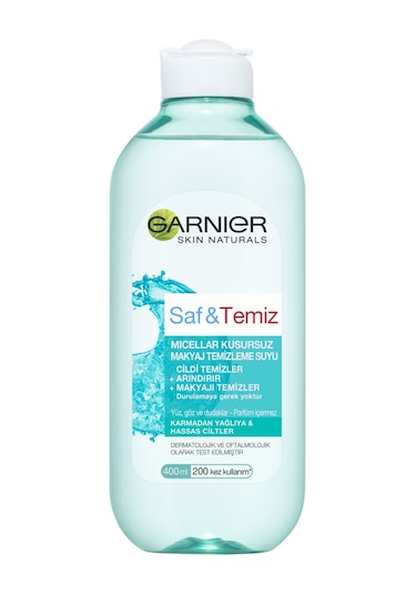 Garnier Saf & Temiz Micellar Kusursuz Makyaj Temizleme Suyu 400 ML