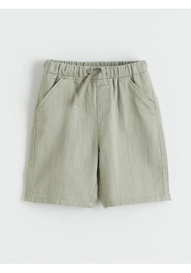 Lc Waikiki Yeşil Erkek Çocuk Gabardin Şort