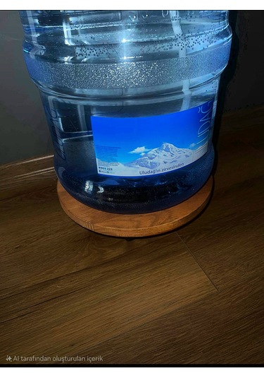 Doğal Çam Ahşap Saksı Altlığı Damacana Altlığı