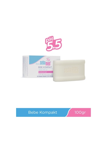 Baby Inulin ve Pantenol İçerikli Kompakt Bebek Sabun 100gr