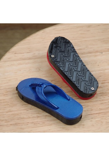 Mini Terlik Tasarımlı Alevli Çakmak Benzersiz Hediyelik Aksesua - Mavi