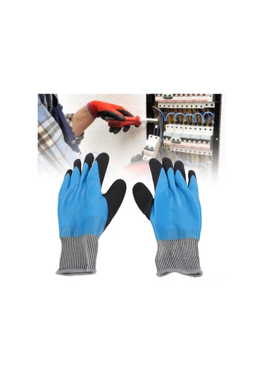 Yuntech01 Yüksek Gerilimli Elektrik Eldiveni 1000v'a Kadar İzolasyon, Lastik Malzeme, Anti Kayma, Isıya Dayanıklı, Profesyonel Ve Ev Kullanıma Uygun