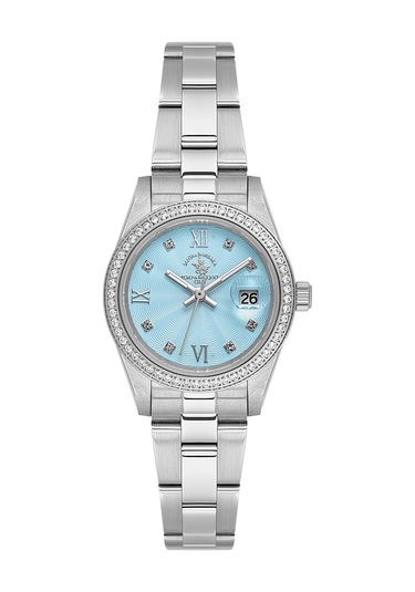 Santa Barbara Polo & Racquet Club Kadın Kol Saati Essb.d.10035-2, Metal Kordon, 26 Mm Kasa Çapı Gümüş