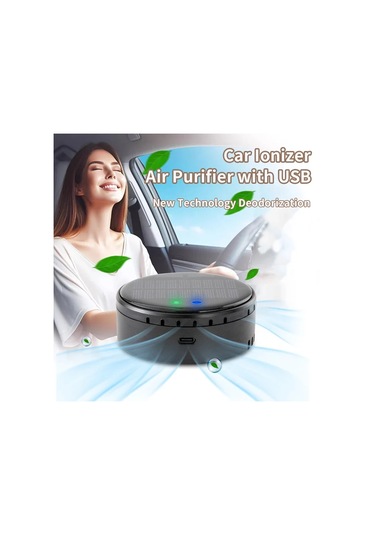 Solar/usb Araç Hava Temizleme Cihazı Otomatik Temizleme Koku 1 Adet